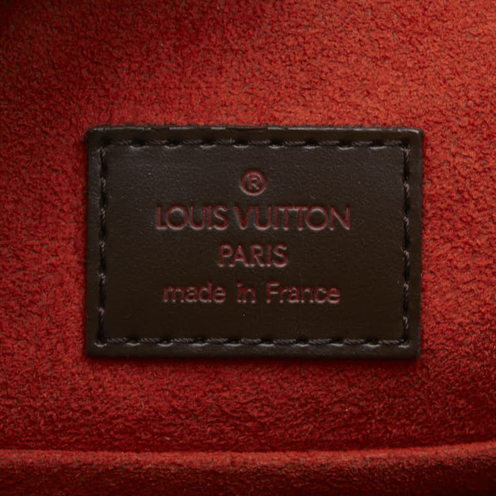 LOUIS VUITTON Brown Damier Leather Shoulder Bag - Picture 10 of 12